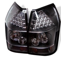 Spyder Black LED Tail Light Set 05-08 Dodge Magnum - Click Image to Close